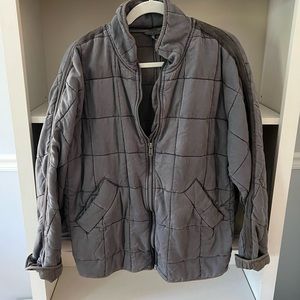 Free People Dolman Quilted Knit Jacket